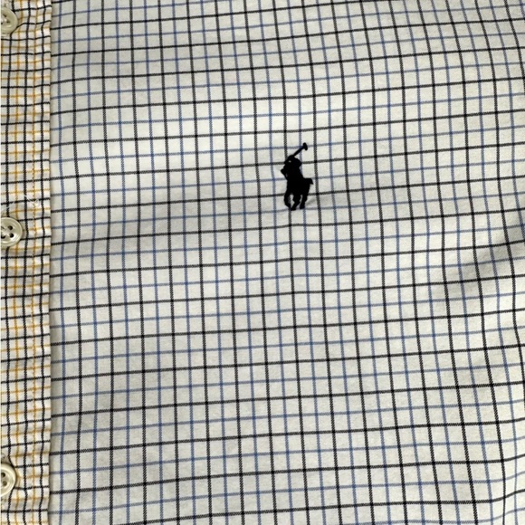 Ralph Lauren Classic Fit Color Block Checks Plaid Unique Men’s shirt size Large - Picture 6 of 9